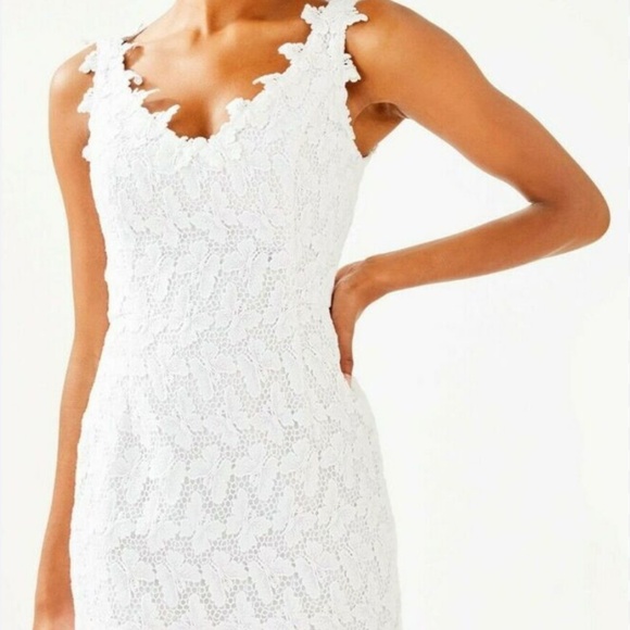 Lilly Pulitzer White Reeve Papillon Dress- Size 2 - Picture 4 of 4